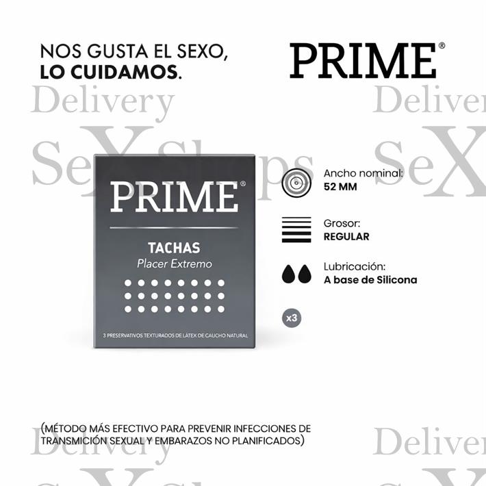 Preservativo Prime Tachas